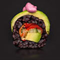 Tosai Black Rice Vegan sushi - Orchid Roll